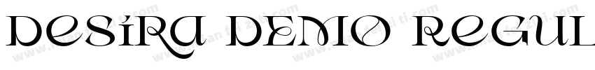 Desira DEMO Regular字体转换